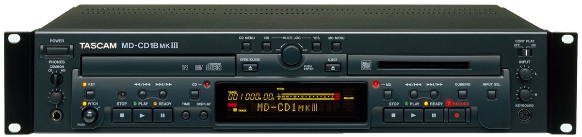 TASCAM/MD-CD1BMKIII　業務用CD/MDプレーヤー