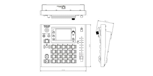 TASCAM ( タスカム )  / RC-HS20PD　リモートコントロールユニット 画像4