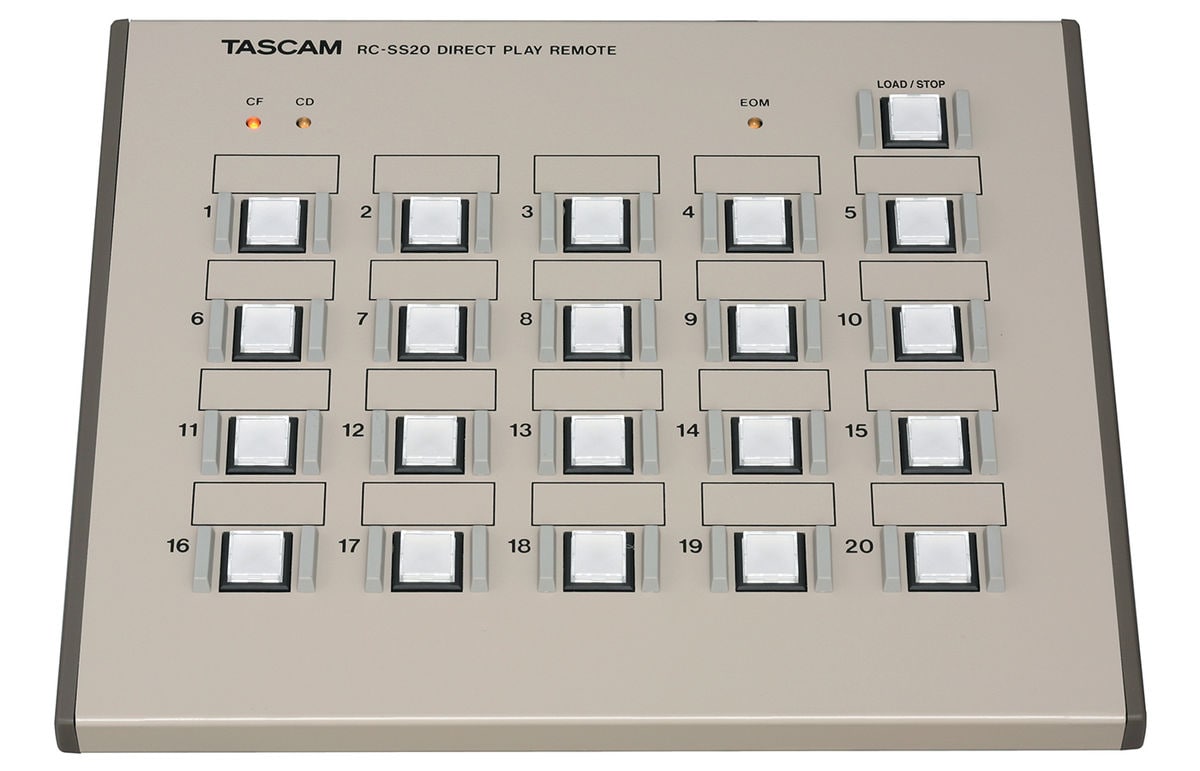 TASCAM/RC-SS20　ダイレクトプレイリモートコントローラー