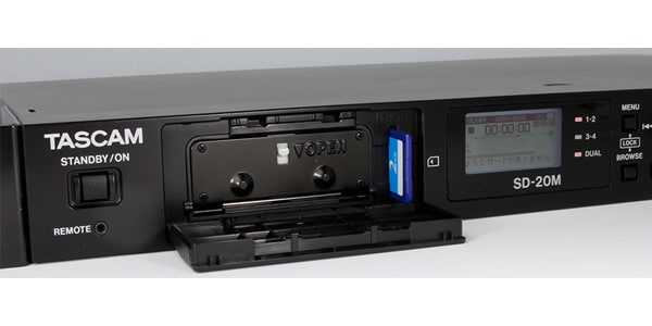 TASCAM / SD-20M Solid State / Audio Recorder画像5