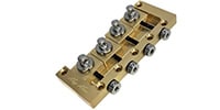  Ray Ross Saddle-Less 4-String Bass Bridge Brass