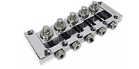  Ray Ross Saddle-Less 5-String Bass Bridge 17mm Chrome