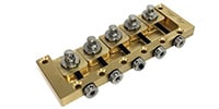  Ray Ross Saddle-Less 5-String Bass Bridge 17mm Brass