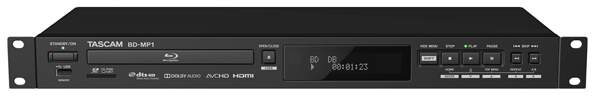 TASCAM/BD-MP1　業務用マルチメディアプレーヤー