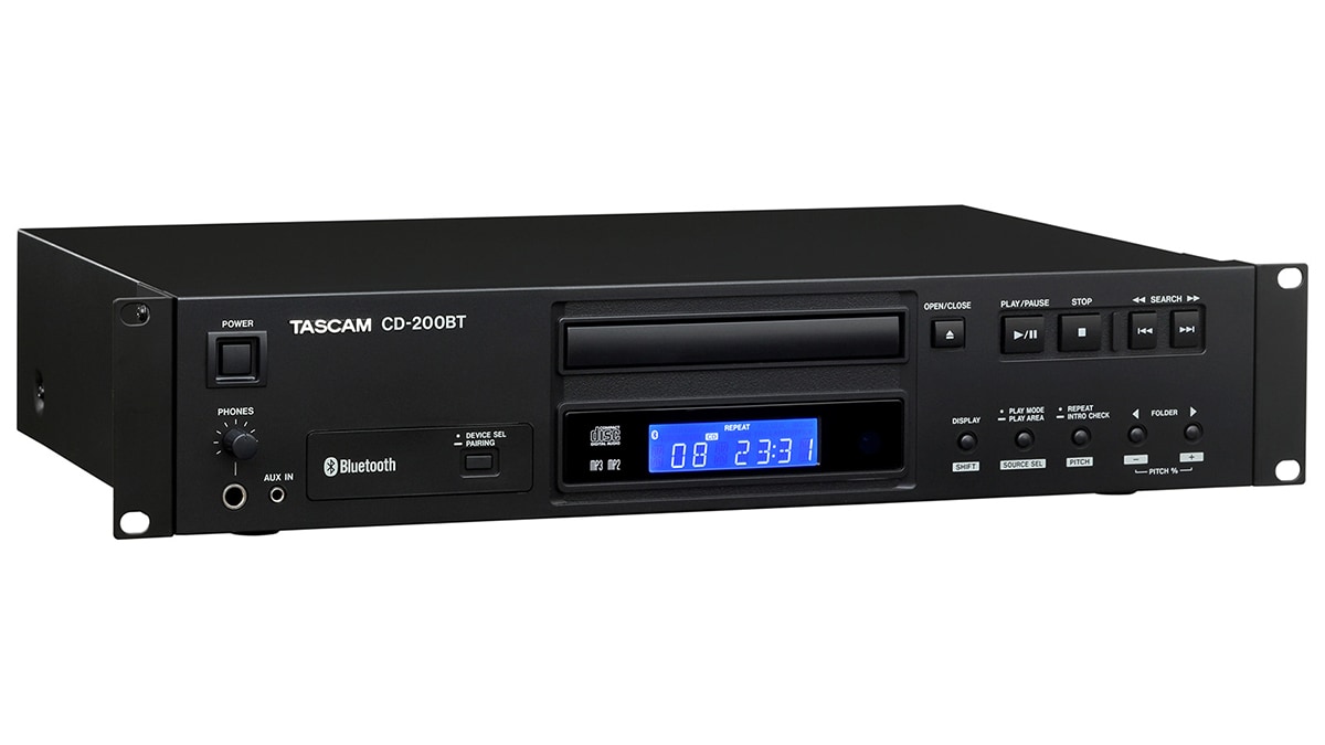 TASCAM/CD-200BT　CDプレーヤー　Bluetoothレシーバー搭載