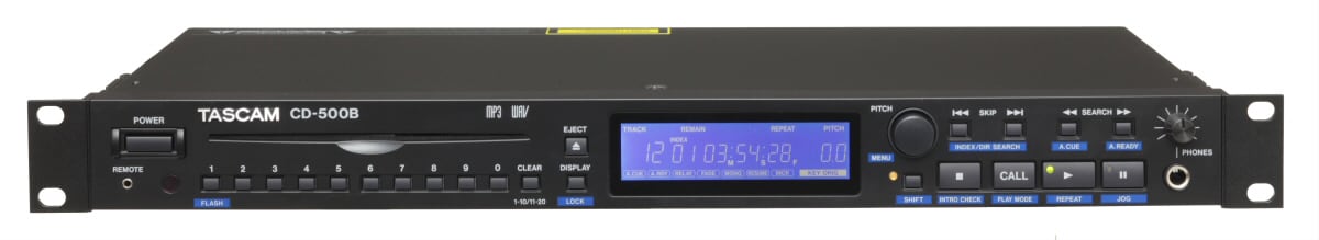 TASCAM/CD-500B　業務用CDプレーヤー