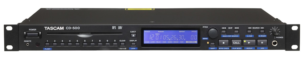 TASCAM/CD-500　業務用CDプレーヤー