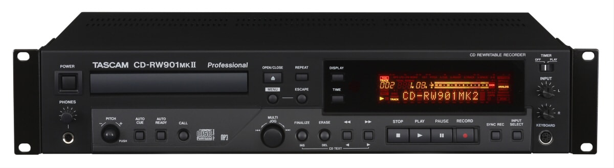 TASCAM/CD-RW901MK2　CDレコーダー/プレーヤー