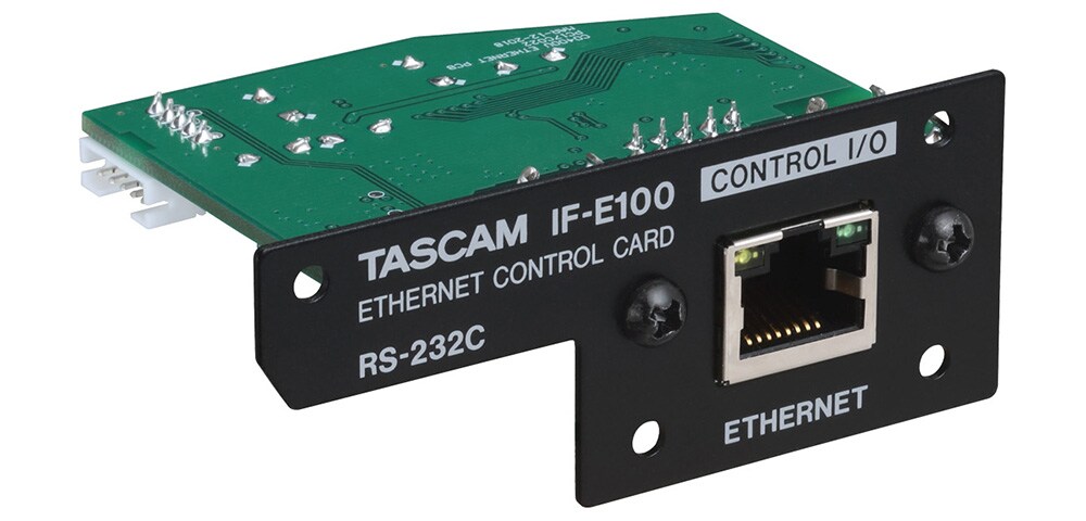 TASCAM/IF-E100　イーサネットコントロールカード