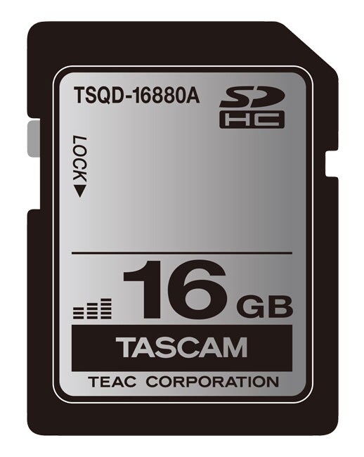 TASCAM/TSQD16880A　SDHCカード