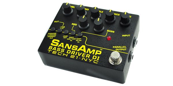 TECH21 SANSAMP BASSDRIVER DI(説明書、缶ケース付き)