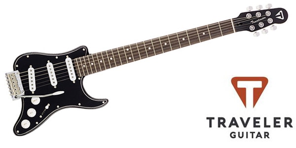 TRAVELER GUITAR ( トラベラーギター ) Travelcaster Deluxe (Gloss Black) 送料無料 _ サウンドハウス