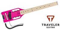 TRAVELER GUITAR Ultra-Light Electric Hot Pink