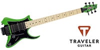 TRAVELER GUITAR Vaibrant Standard V88S(Slime Green)