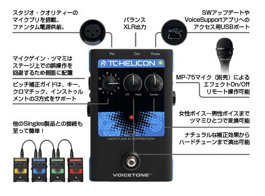 Tc Helicon ティーシーヘリコン Voicetone C1 送料無料 サウンドハウス