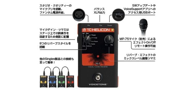 TC HELICON ティーシーヘリコン VOICETONE R1 リバーブ-