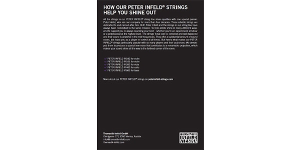 Thomastik-Infeld ( トマスティック・インフェルト ) / Peter Infeld バイオリン弦 A線 アルミ巻 PI02画像4