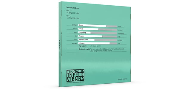 Thomastik-Infeld ( トマスティック・インフェルト ) / Versum チェロ弦 VE4344 GCセット画像2