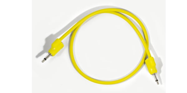 Tiptop Audio / Stackable Shielded 3.5mm Patch Cable Yellow 50cm