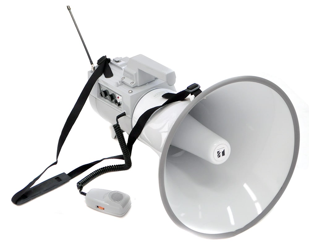 セット買い TOA ショルダーメガホン ホイッスル音付 6W ER-604W ヘッドセットマイク(WM-1320用) WH-4000A 通販 