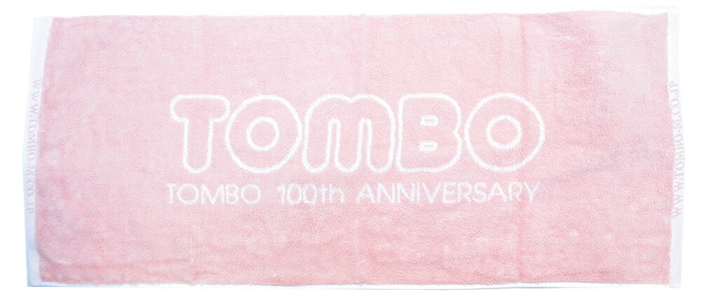 TOMBO/トンボ楽器100周年記念タオル ピンク