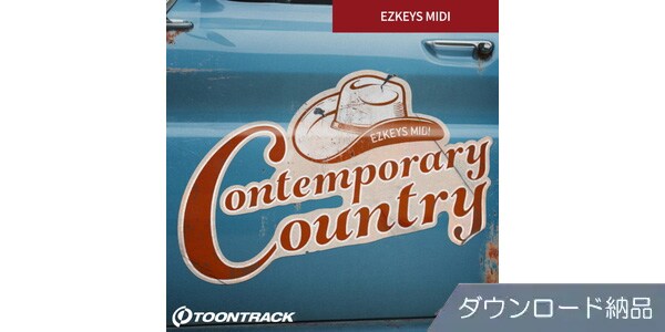 TOONTRACK ( トゥーントラック )  / KEYS MIDI - CONTEMPORARY COUNTRY ダウンロード納品