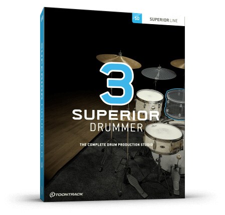 TOONTRACK/SUPERIOR DRUMMER 3 ソフトウェア・ドラム音源