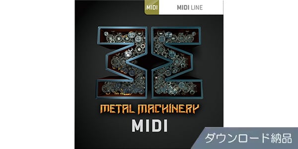 TOONTRACK ( トゥーントラック )  / DRUM MIDI - METAL MACHINERY
