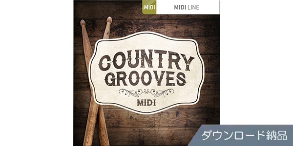 TOONTRACK ( トゥーントラック )  / DRUM MIDI - COUNTRY GROOVES