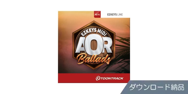 TOONTRACK / KEYS MIDI - AOR BALLADS