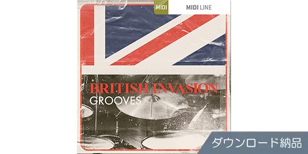 TOONTRACK ( トゥーントラック )  / DRUM MIDI - BRITISH INVASION GROOVES