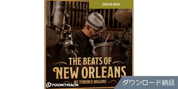 TOONTRACK ( トゥーントラック )  / DRUM MIDI - The Beats of New Orleans ダウンロード納品