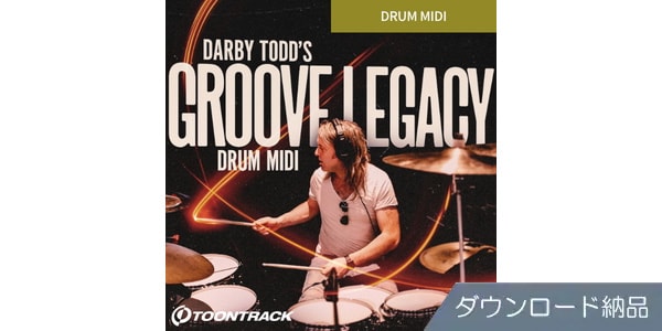 TOONTRACK ( トゥーントラック )  / Drum MIDI - Groove Legacy ダウンロード納品