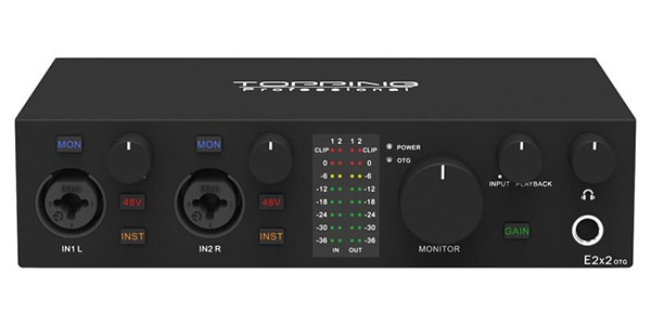 TOPPING PRO / E2x2OTG Black オーディオインターフェイス
