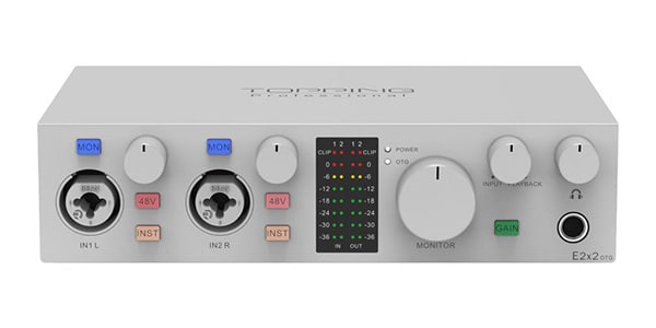 TOPPING PRO ( トッピングプロ )  / E2x2OTG White オーディオインターフェイス