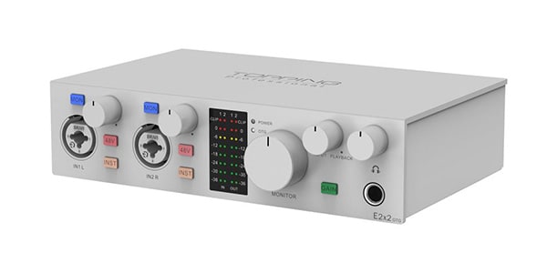 TOPPING PRO ( トッピングプロ )  / E2x2OTG White オーディオインターフェイス画像2