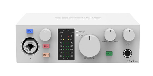 TOPPING PRO ( トッピングプロ )  / E1x2 OTG White オーディオインターフェイス