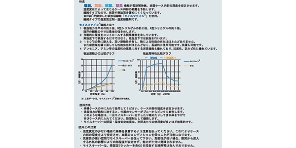 TOYOBO / MOISKEEPER SMALL Humidity adjustment sheet画像3