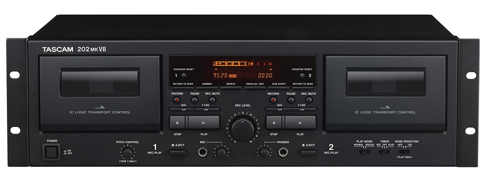 TASCAM/202MKVII　ダブルカセットデッキ