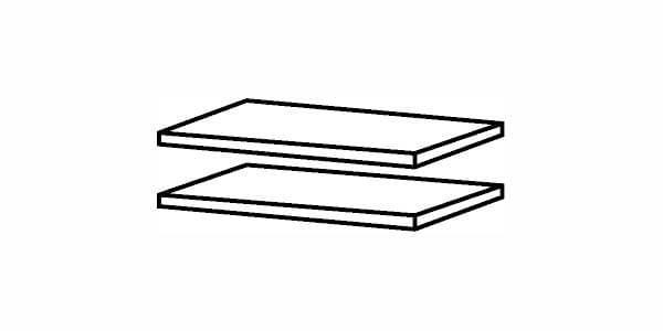 Tvilum-Scanbirk / Shelf option 30690 Coffee