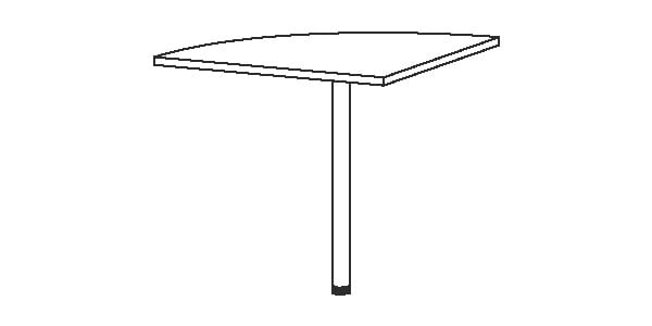 Tvilum-Scanbirk / desktop 80458 coffee