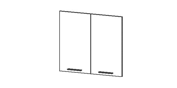 Tvilum-Scanbirk / Door option 80770 dark walnut 画像2