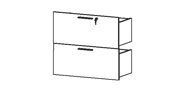 Tvilum-Scanbirk / Drawer option 80775 dark gray 画像2