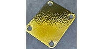 tatsuta Titanium Parts / 2.5t Titanium Neck Plate.-tsuchime-
