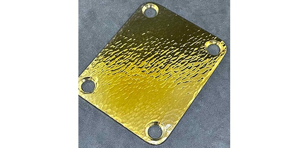 tatsuta Titanium Parts ( タツタ )  / 2.5t Titanium Neck Plate.-tsuchime-