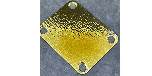tatsuta Titanium Parts ( タツタ )  / 2.5t Titanium Neck Plate.-tsuchime-画像2