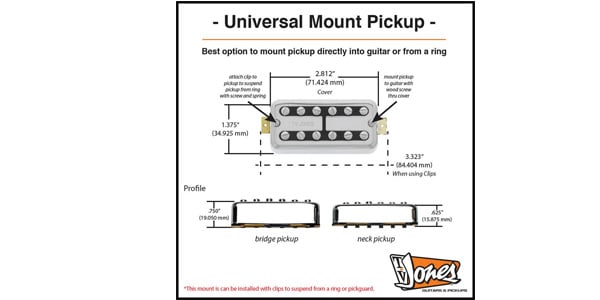 TV JONES / TV-HT Bridge Gold Universal Mount画像2