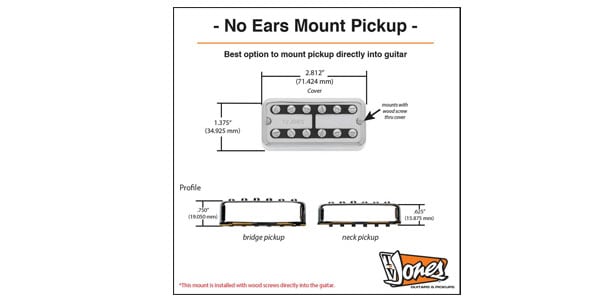 TV JONES ( ティーヴィージョーンズ )  / Ray Butts Ful-Fidelity Pickup Bridge Chrome No Ear Mount画像2