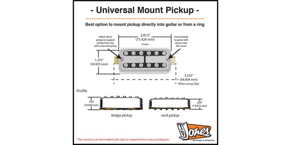 TV JONES ( ティーヴィージョーンズ )  / TV-HT Neck Chrome Universal Mount画像4