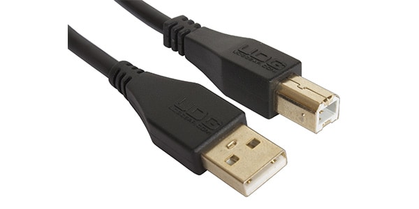 UDG / U95001BL USB2.0ケーブル Type A-B 1.0m ブラック画像2
